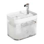 Couleur: Couverture blanche transparente