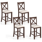 Colour: 4PCS-Walnut&Gray
