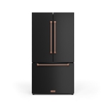 Gordon Ramsay par THOR Cuisine 36 1 cm 20.3 Réfrigérateur de profondeur de porte avec machine à glaçons en or noir/rose