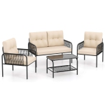 Colour: 4PC-Black+Beige