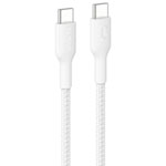 Belkin BoostCharge Pro 1m (3.3 ft.) Braided USB-C Cable - White