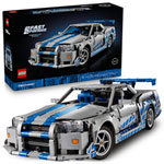 LEGO Technic: 2 Fast 2 Furious Nissan Skyline GT-R (R34) Car - 1410 Pieces (42210)
