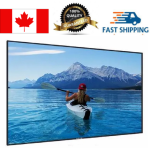 eGalaxy ® 4K/8K 110 16:9 Projector Screen Fixed Frame Thin Border Fixed Frame (White) PSFN 110A