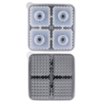 Couleur: Gray square - 2 pieces