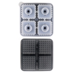 Couleur: Black square - 2 pieces