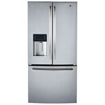 Open Box - GE 33" 24 Cu. Ft. French Door Refrigerator with Water & Ice Dispenser-Stainless Steel- Perfect Condition