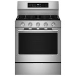 KitchenAid 30" 5.0 Cu. Ft. Vrai Convection 5-Burner Gaz autonome Air Gamme de frites (KFGS530SPS) - Acier inoxydable