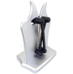Knife sharpener with stand Multifunctional quick sharpening stone vertical knife sharpening tool Home kitchen knife sharpening tool