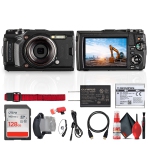 Olympus Tough TG-6 Digital Camera (Black) Bundle