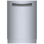 Bosch 500 Series 24" 44dB Tuyau en acier inoxydable à commande supérieure intelligent lave-vaisselle avec troisième rack (SHP65CC5UC) - Acier inoxydable