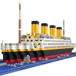 Modèle Titanic Blocs de Construction Micro Mini Briques Ensemble de Puzzle 3D Jouets Éducatifs