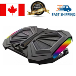 017 RGB Laptop Cooler Pad, 41*27*3CM, Up to 17, RGB-017