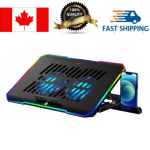 Havit F2069 Cooling Pad RGB LED Gaming Laptop Stand，HV-F2069
