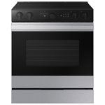 Open Box - Samsung 30" 6.3 Cu. Ft. True Convection 5-Element Slide-In Electric Range - SS - Scratch & Dent