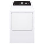 GE 6.2 Cu. Ft. Séchoir électrique avec sensibilité à l'humidité, 13 Cycles de séchage & Séchage rapide (GTX34EBMRWS) - blanc