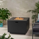 Iron Fire Pit Table - 50,000 BTU, Propane, No Assembly
