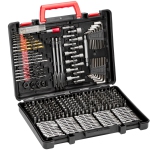 VEVOR 318 Pieces Drill Bit Set, Drill and Driver Bit Set, Screwdriver Bit Set Suitable for Wood Metal Cement Drilling and Screw Driving, Drill Bit Sets Combo Kit Assorted