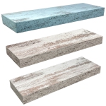 Couleur: Bleu rustique, brun