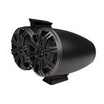 Kicker 46KMFC8 8" Loaded Flat-Mount Marine Tower Speakers - Black