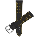 Couleur: Boucle noire et jaune/argent