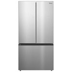 Midea 33" 22.6 Cu. Ft. Counter Depth French Door Refrigerator with Ice Dispenser (MRF23I7AST) - Stainless Steel