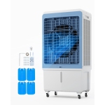 VEVOR 4129 CFM Evaporative Air Cooler, with 12.7 Gallon Water Tank Swamp Cooler, Portable Cooling Fan with Remote Control, 12H Timer, 4 Ice Boxes, Quiet Operation, 3 Wind Speeds