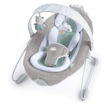 Ingenuity SmartBounce Automatic Baby Bouncer Seat with White Noise, Music, Toy Bar & 2 Plush Infant Toys, 0-6 Months Up to 20 lbs (Pemberton)