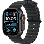 Apple Watch Ultra 2 [GPS + Cellular 49mm] Smartwatch, Sport Watch with Rugged Black Titanium Case with Black Ocean Band. Fitness Tracker, Precision GPS, Action Button, Extra-Long B