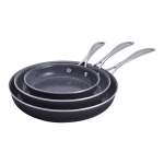 HENCKELS Capri 3 Ensemble de poêles en aluminium en pièces