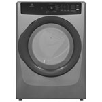 Electrolux 8 Cu. Ft. Large Capacity Gas Dryer with Moisture Sensing, LuxCare Dry System & Energy Star (ELFG7437AT) - Titanium