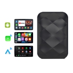 Wired to wireless CarPlay car box, Android 14 system three-mode switching, support for original car control, video car navigation adaptation, plug and play (4+32GB)