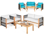 Couleur: Turquoise-blanc