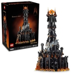 LEGO Icons Lord de l'édifice Barad-Dûr des Anneaux pour adultes - Le Seigneur des Anneaux Collectionnable pour les fans - Comprend 6 Minifigures - Cadeau pour les hommes et les femmes - 10333
