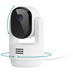 Arlo Essential Wired Plug-In Pan Tilt Indoor 2K Security Camera (2025) - White