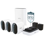 Arlo Ultra Wireless 3rd Gen 4K HDR Security Camera (2025) - White - 3 Pack - Only at Best Buy