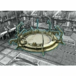BATTLE SYSTEMS TERRAIN - PARTICLE TRANSMITTER NEW