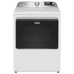 Maytag 7.4 Cu. Ft. Gas Dryer with Moisture Sensing, Steam & Wi-Fi (MGD6205RW) - White