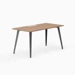 Colour: Walnut Top / Charcoal Leg