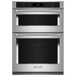 Open Box - Kitchenaid 30" 6.4 Cu. Ft. Combination True Convection Electric Wall Oven -SS - Scratch & Dent