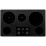 Open Box - Whirlpool 36" 5-Element Electric Cooktop (WCE77US6HB) - Black - Perfect Condition
