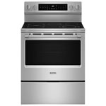 Open Box - Maytag 30" 5.3 Cu. Ft. True Convection 5-Element Electric Air Fry Range - Stainless Steel - Scratch & Dent