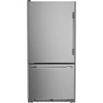 KitchenAid 30" 18.7 Cu. Ft. Bottom Freezer Refrigerator with LED Lighting (KRBL130SPS) - PrintShield Stainless
