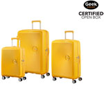 Open Box - American Tourister Curio 3-Piece Hard Side Expandable Luggage Set - Golden Yellow