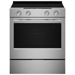 Open Box - KitchenAid 30" 5.3 Cu Ft True Convection Slide-In Electric Air Fry Range -SS - Scratch & Dent