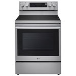 Open Box - LG 30" 6.3 Cu. Ft. True Convection 5-Element Freestanding Electric Air Fry Range - SS - Perfect Condition