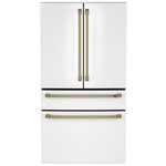 Open Box - Café 34" 23.2 Cu. Ft. French Door Refrigerator with Water Dispenser (CJE23DP4WW2) - Matte White - Scratch & Dent