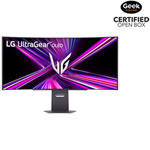 Open Box - LG 45" QHD 240Hz 0.03ms GTG Curved OLED G-Sync FreeSync Gaming Monitor (45GX900A-B) - Black