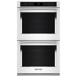 Open Box - Kitchenaid 27" 10 Cu. Ft. Double True Convection Electric Wall Oven (KOED530PWH) - White - Perfect Condition