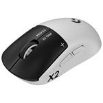 Souris de jeu optique sans fil Logitech Pro X2 Superstrike 44000 DPI - Blanc