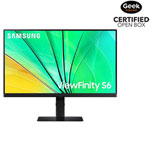 Open Box - Samsung ViewFinity S60D 32" 1440p WQHD IPS LCD Monitor (LS32D606UANXGO) - Flicker-Free/Blue Light - 100Hz - HDR10
